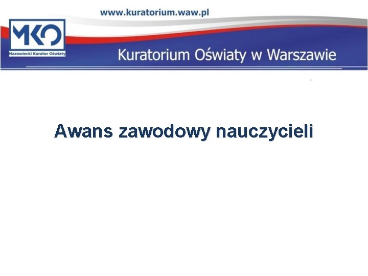 Awans zawodowy nauczycieli 