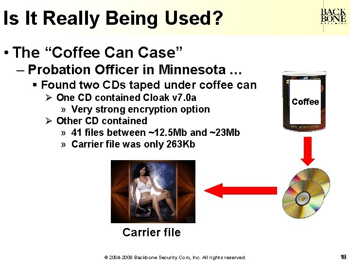 A Net-Centric Do. D NII/CIO Is It Really Being Used? • The “Coffee Can
