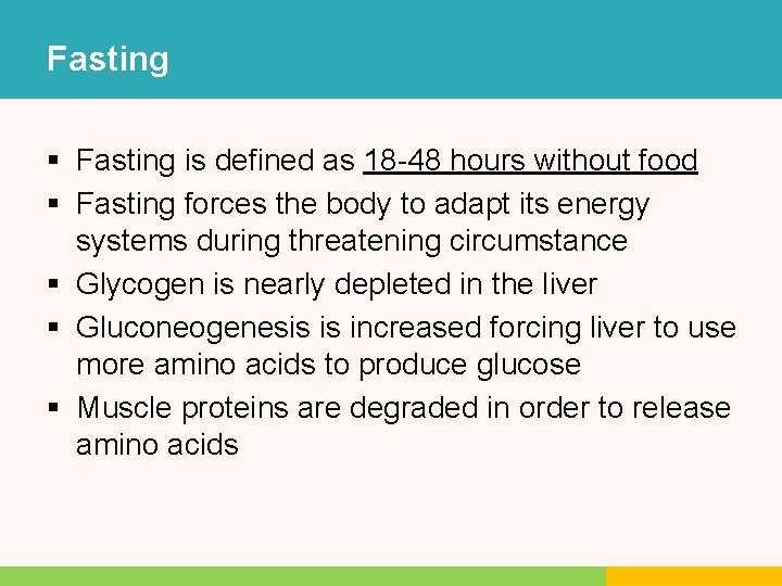 Fasting § Fasting is defined as 18 -48 hours without food § Fasting forces Fasting § Fasting is defined as 18 -48 hours without food § Fasting forces