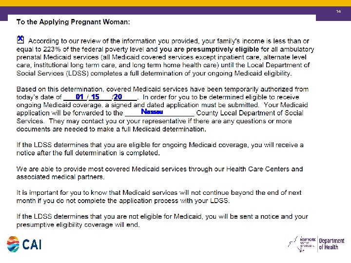 14 X 01 15 20 Nassau 