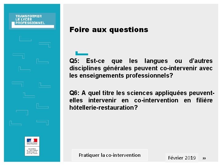 Foire aux questions Q 5: Est-ce que les langues ou d’autres disciplines générales peuvent