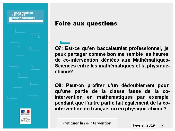 Foire aux questions Q 7: Est-ce qu’en baccalauréat professionnel, je peux partager comme bon