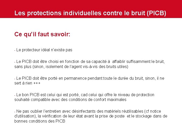 Picb Le risque bruit sur les chantiers Quelle protection