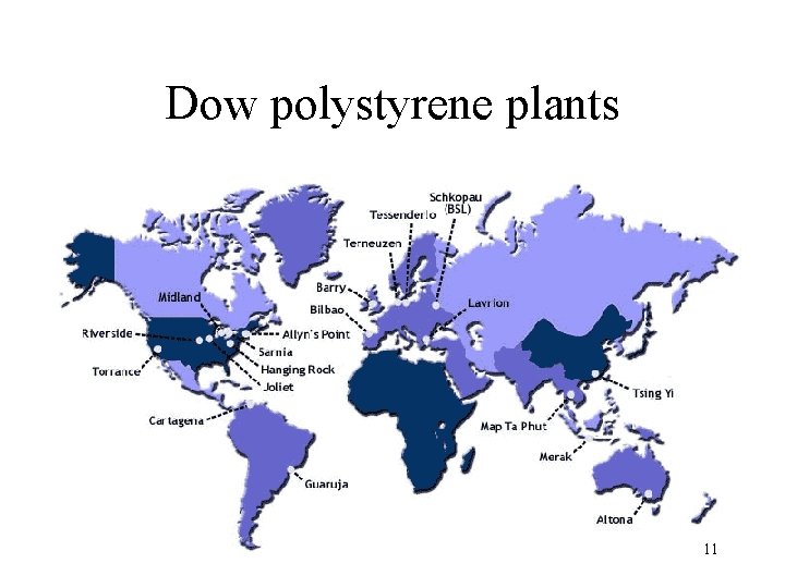 Dow polystyrene plants 11 