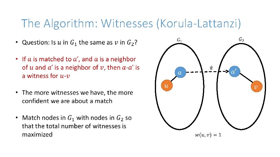The Algorithm: Witnesses (Korula-Lattanzi) 