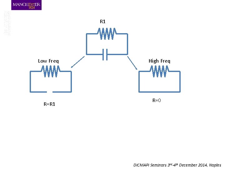 R 1 Low Freq R=R 1 High Freq R=0 DICMAPI Seminars 3 rd-4 th