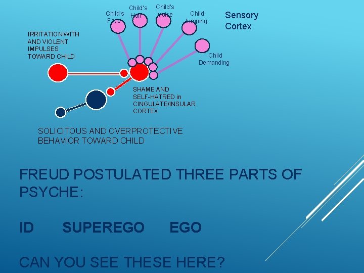 Child’s Face Child’s Hair Child’s Voice Child Jumping IRRITATION WITH AND VIOLENT IMPULSES TOWARD