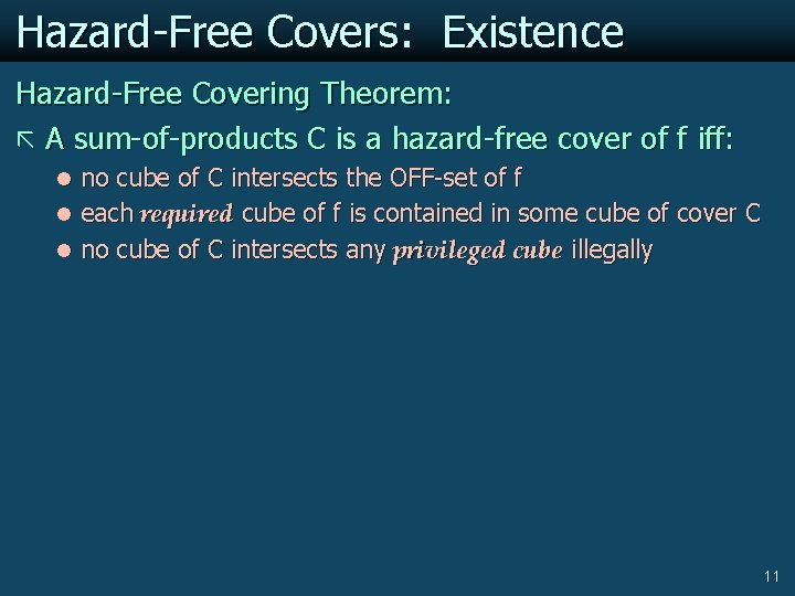 Exact Twolevel Minimization Of Hazardfree Logic With Multiple