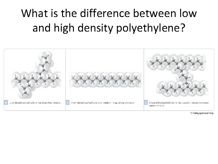 What is the difference between low and high density polyethylene? 