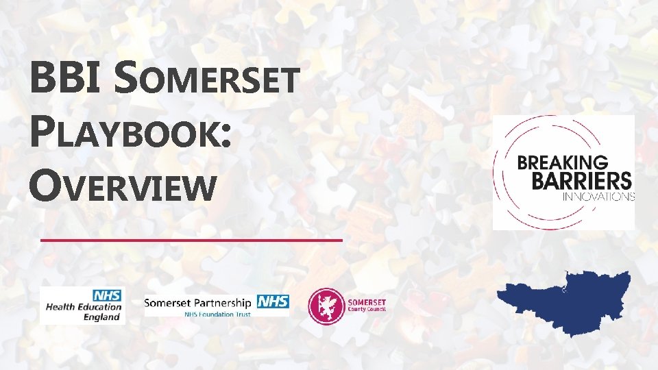 BBI SOMERSET PLAYBOOK: OVERVIEW 