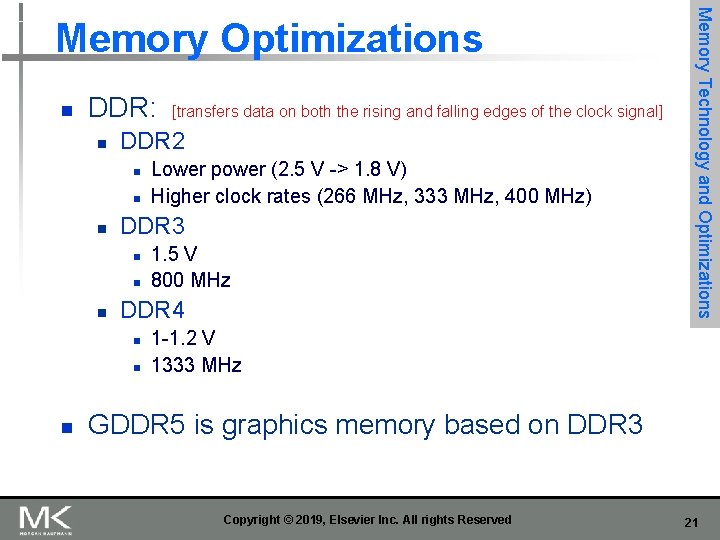 n DDR: n DDR 2 n n 1. 5 V 800 MHz DDR 4