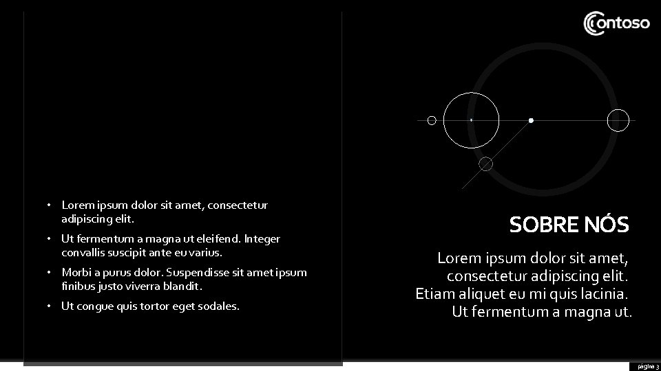 • Lorem ipsum dolor sit amet, consectetur adipiscing elit. • Ut fermentum a • Lorem ipsum dolor sit amet, consectetur adipiscing elit. • Ut fermentum a
