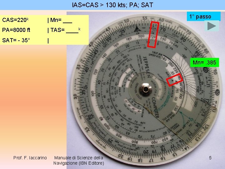 IAS=CAS > 130 kts; PA; SAT CAS=220 k | Mn= ___ PA=8000 ft |