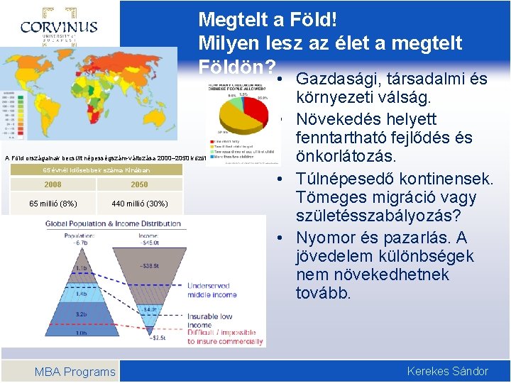 Megtelt a Föld! Milyen lesz az élet a megtelt Földön? A Föld országainak becsült