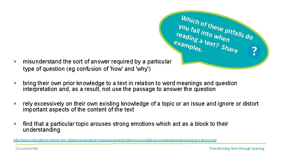 Whic h you f of these a p read ll into wh itfalls do