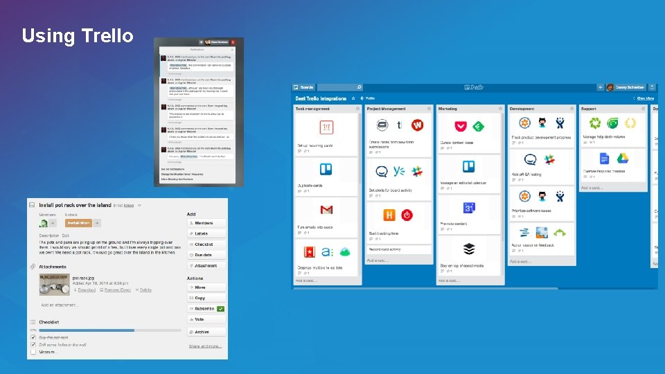 Using Trello Using Trello