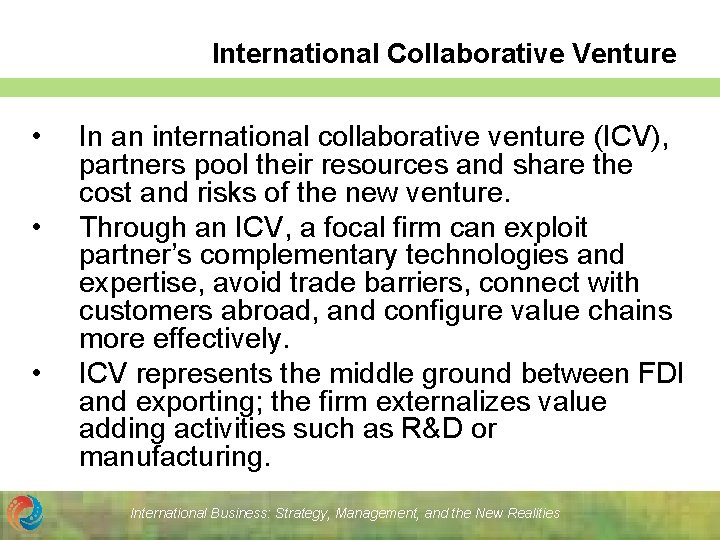Chapter 3 Participants in International Business Strategy Management
