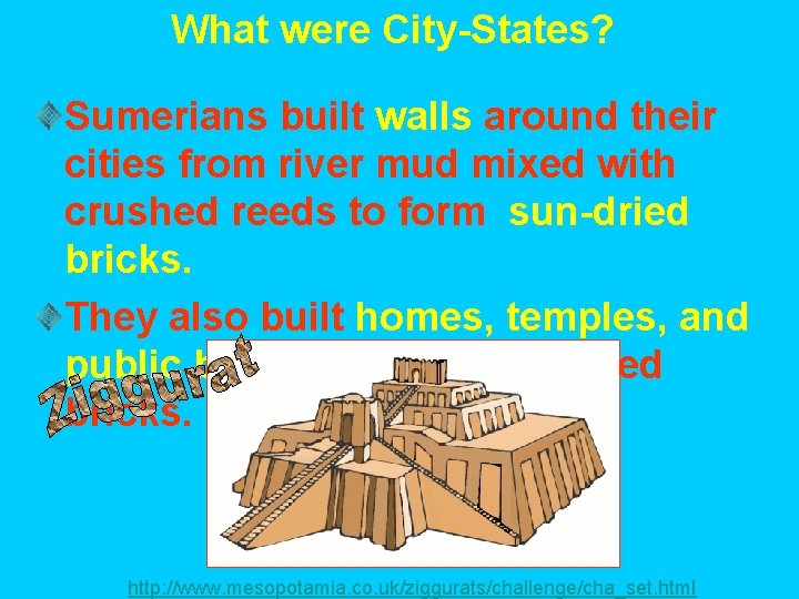 What were City-States? Sumerians built walls around their cities from river mud mixed with