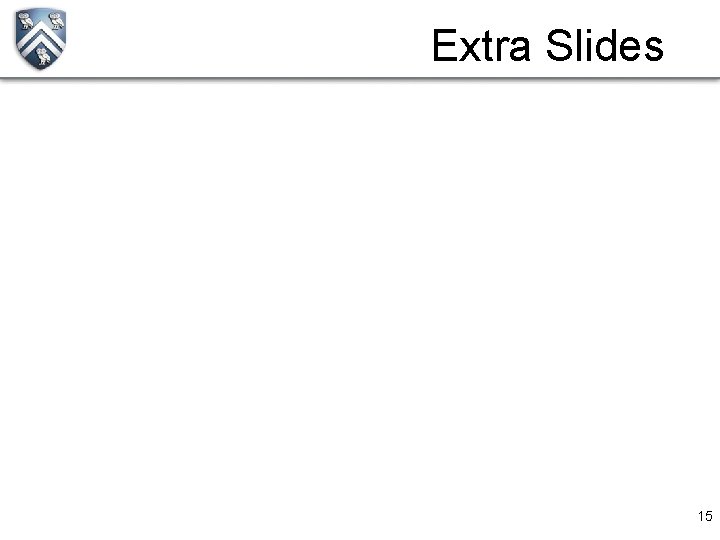 Extra Slides 15 