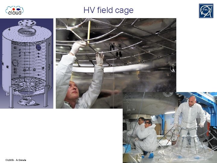 HV field cage CLOUD - A. Onnela 24 