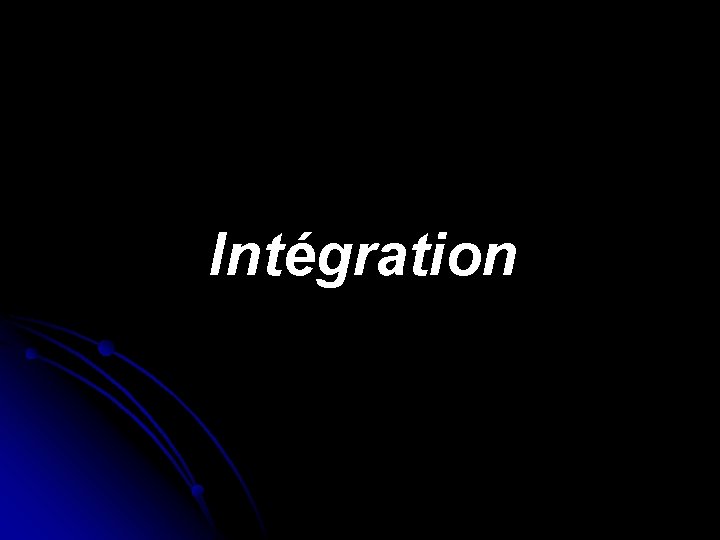 Intégration 