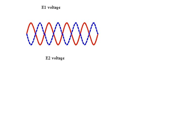 E 1 voltage E 2 voltage 