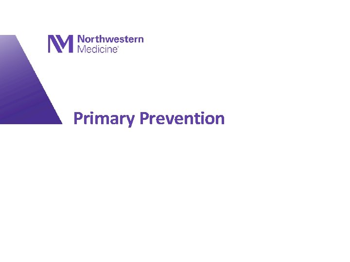 Primary Prevention 