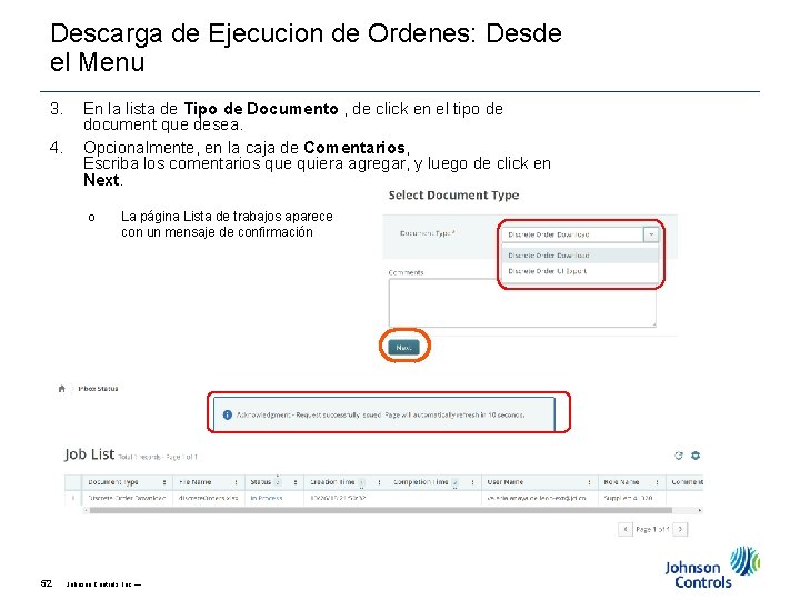 Descarga de Ejecucion de Ordenes: Desde el Menu 3. 4. En la lista de