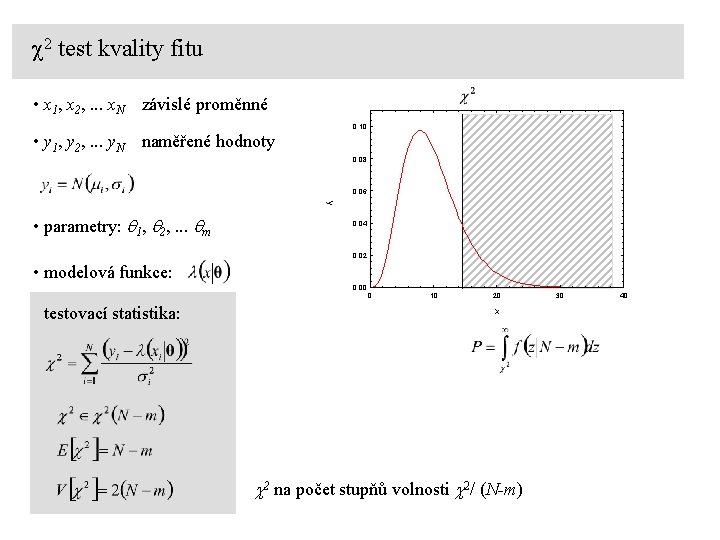 c 2 test kvality fitu • x 1, x 2, . . . x.