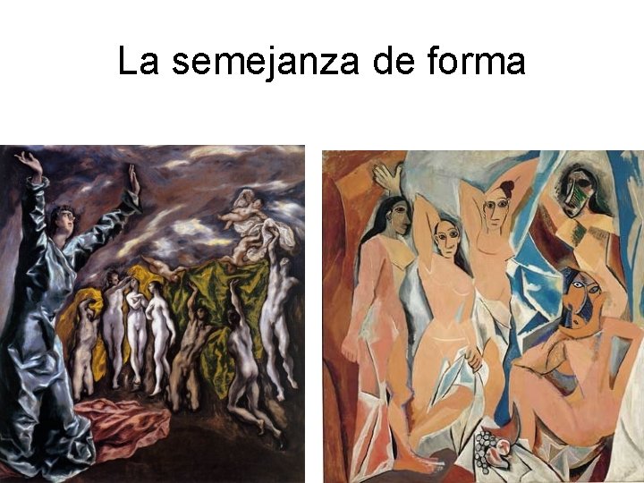 La semejanza de forma 