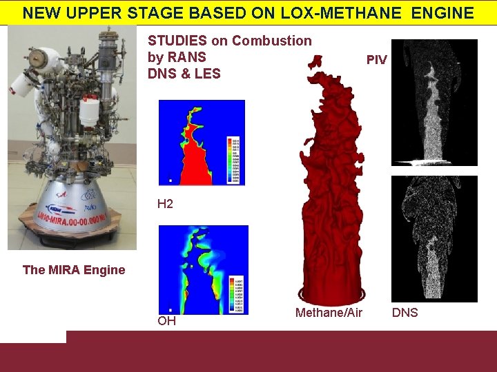 NEW UPPER STAGE BASED ON LOX-METHANE ENGINE STUDIES on Combustion by RANS DNS & NEW UPPER STAGE BASED ON LOX-METHANE ENGINE STUDIES on Combustion by RANS DNS &