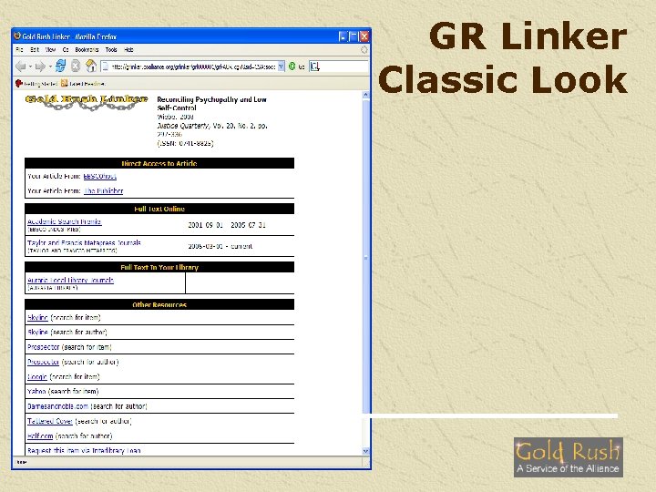 GR Linker Classic Look 