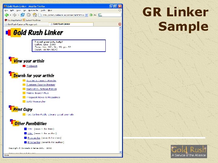 GR Linker Sample 