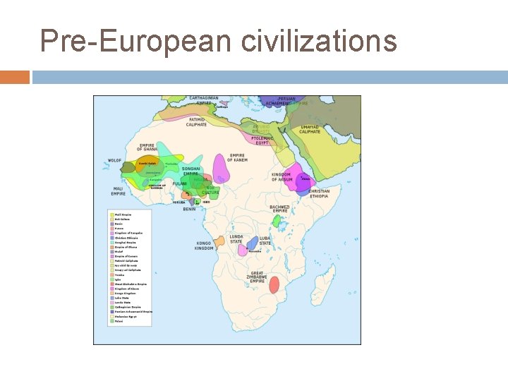 Pre-European civilizations 