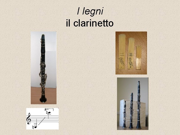 I legni il clarinetto 