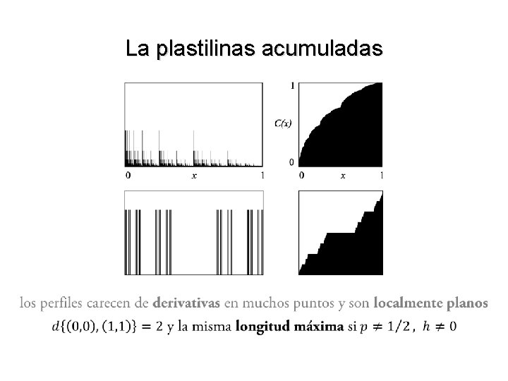 La plastilinas acumuladas 