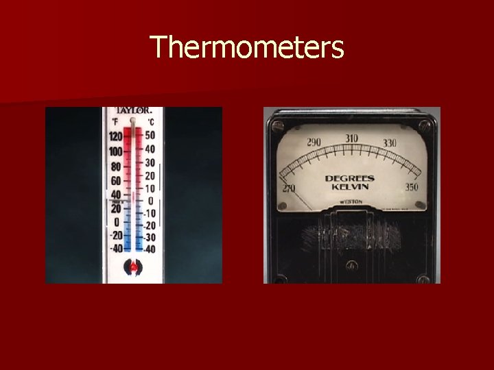 Thermometers 