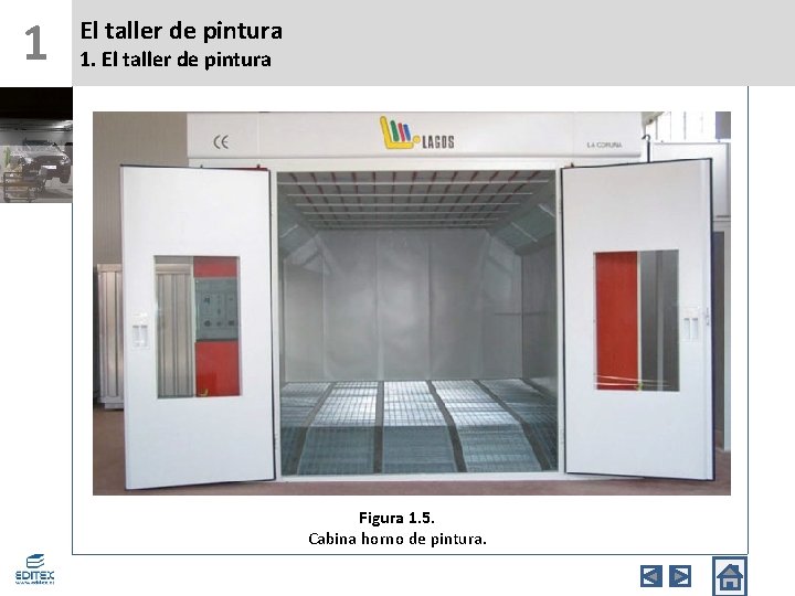 1 El taller de pintura 1. El taller de pintura Figura 1. 5. Cabina