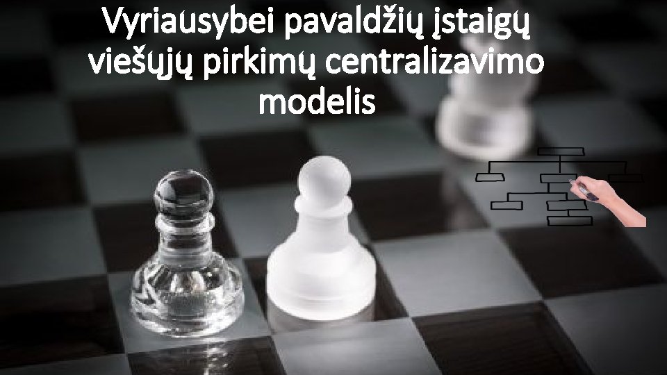 Vyriausybei pavaldžių įstaigų viešųjų pirkimų centralizavimo modelis 