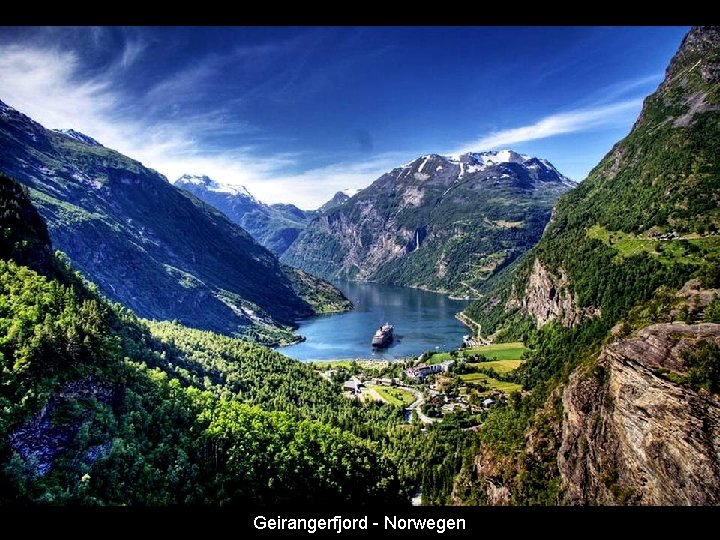 Geirangerfjord - Norwegen 