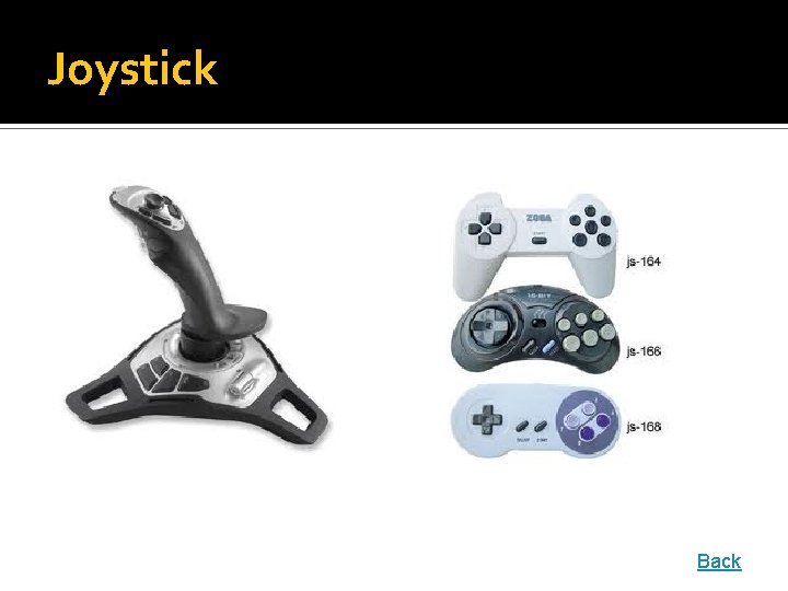 Joystick Back 