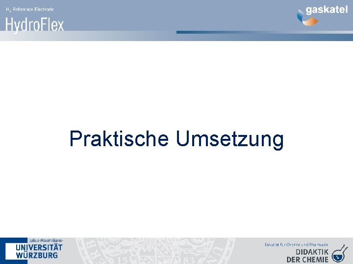 Praktische Umsetzung 