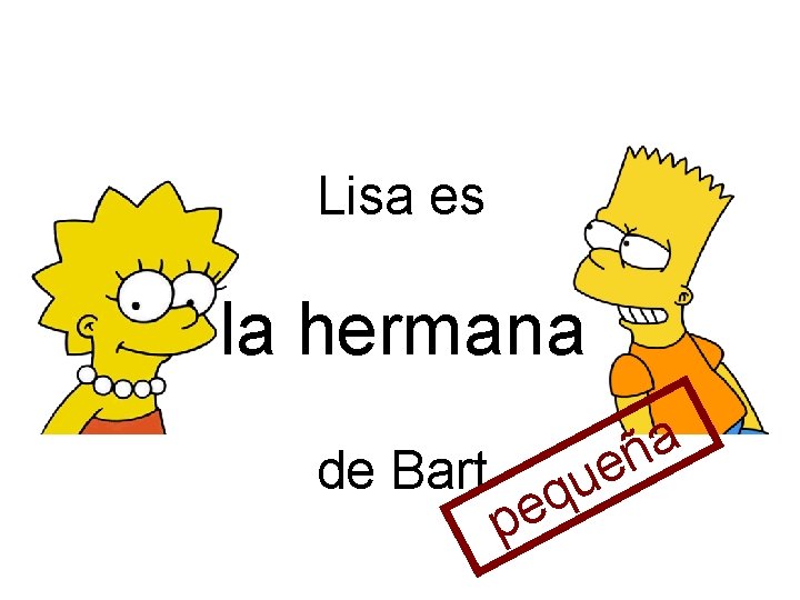 Lisa es la hermana de Bart u q e p a ñ e 