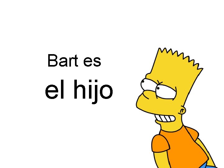 Bart es el hijo 