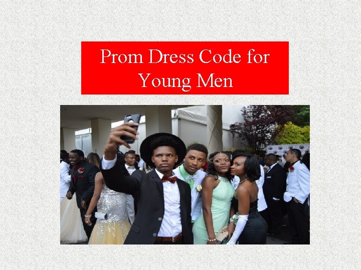 Prom Dress Code for Young Men 