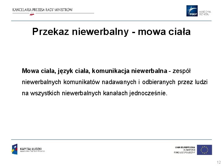 Przekaz niewerbalny - mowa ciała Mowa ciała, język ciała, komunikacja niewerbalna - zespół niewerbalnych Przekaz niewerbalny - mowa ciała Mowa ciała, język ciała, komunikacja niewerbalna - zespół niewerbalnych