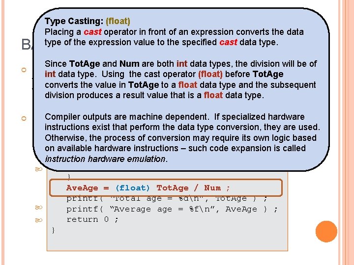 /* The N friends Type Casting: (float) age problem – ver 1 */ #include