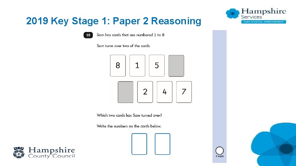 2019 Key Stage 1: Paper 2 Reasoning 