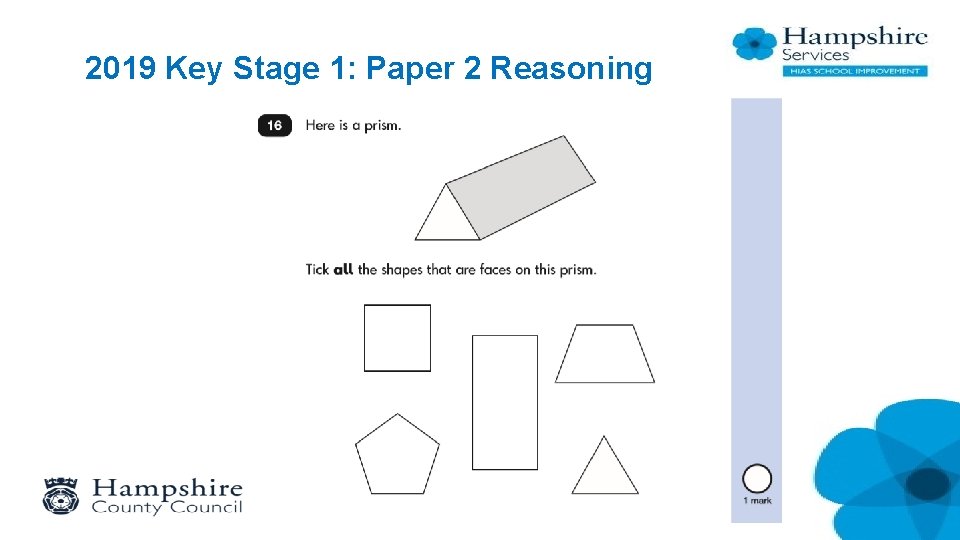 2019 Key Stage 1: Paper 2 Reasoning 