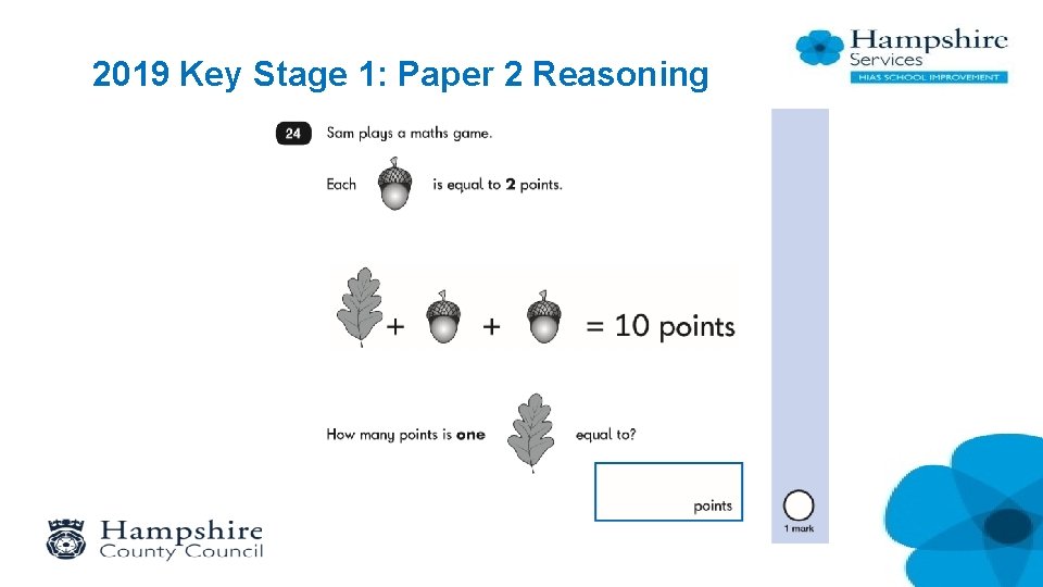 2019 Key Stage 1: Paper 2 Reasoning 